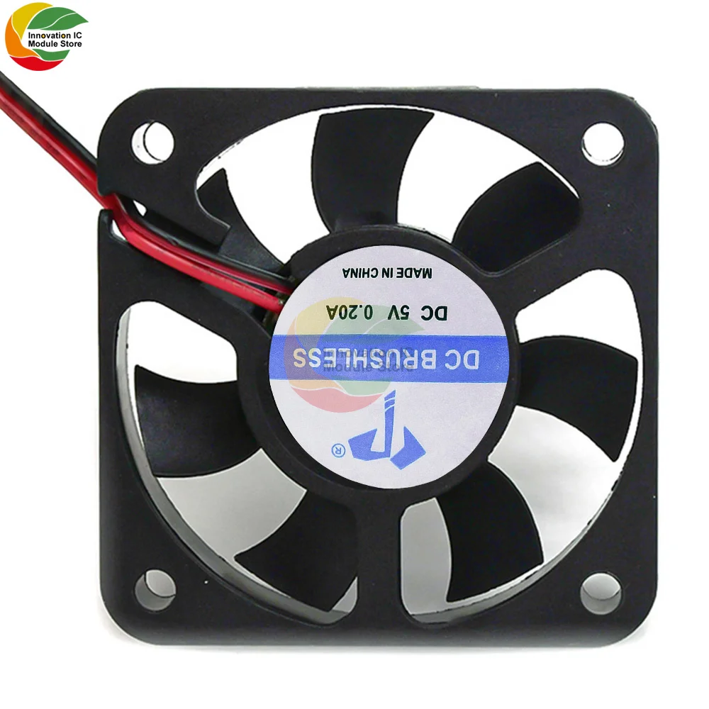 DC5010 5V 12V 24V 0.15A 5cm Two-wire Micro Cooling Fan Two-wire Micro-cooling Fan Oil-containing DC Industrial Fan