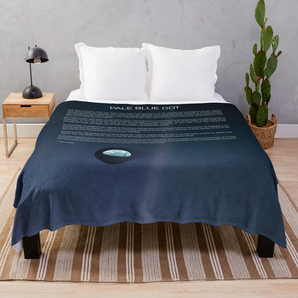 Pale Blue Dot — Voyager 1 ? 2020 revision Throw Blanket Single Giant Sofa Plaid Tourist Blankets