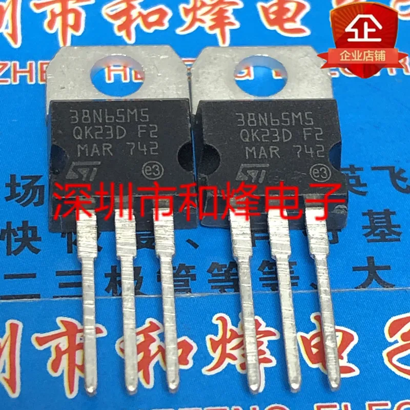 Free shipping  STP38N65M5 P38N65M5  TO-220 710V 30A     10PCS