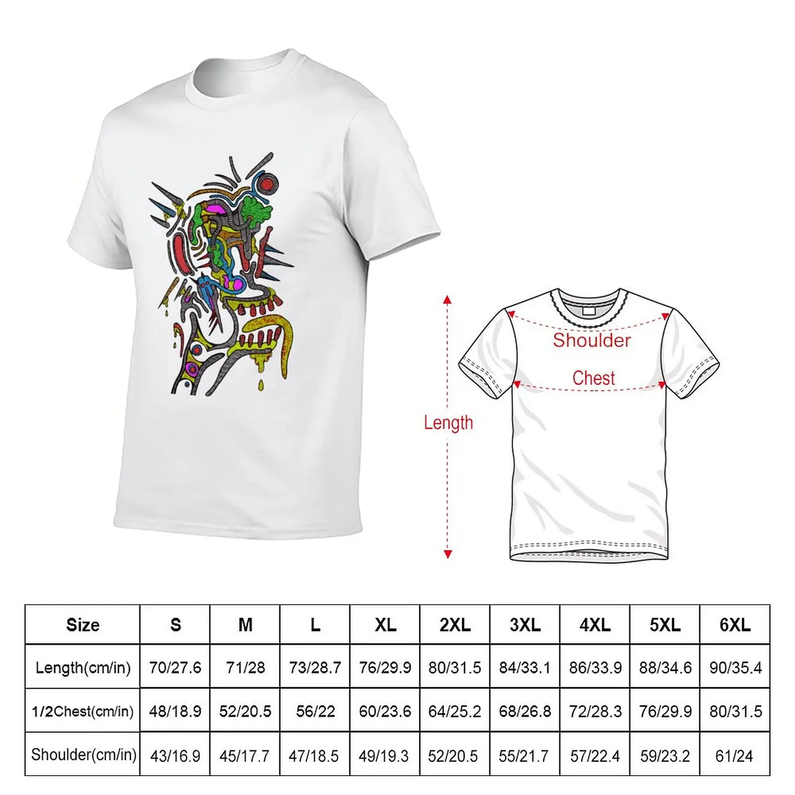 New Trippy Android (Check IG for real name) T-Shirt man clothes cute tops Oversized t-shirt mens tall t shirts