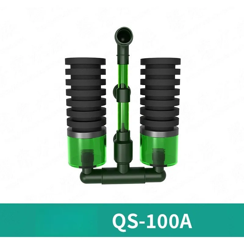 QS200A Double Head Water Goblin Pneumatic Sponge Filter