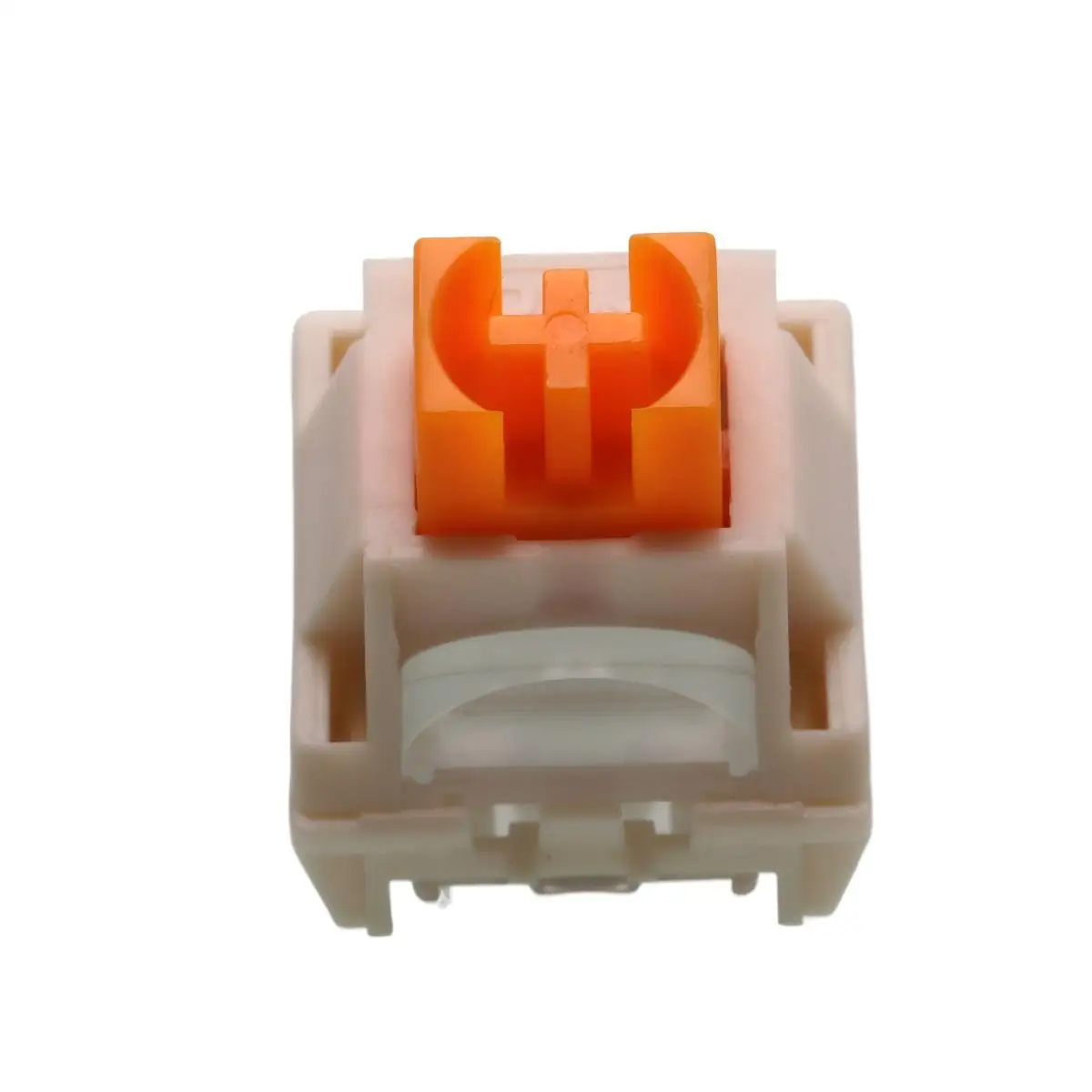 Flame Orange Switch 45g Linear Pre-Lubricated 5-Pin Hot-Swappable POK Stem TTC Switches for MX Mechanical Gaming Keyboards