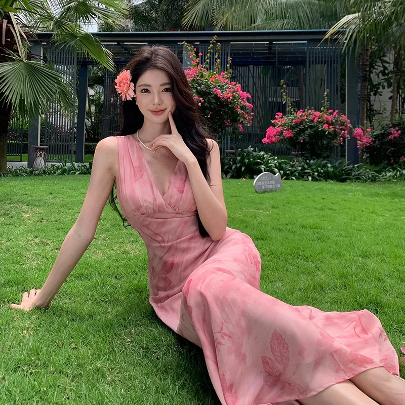 Tall and slim dress with a great fit! Paper-Thin Cut Slimming Dress Ankle-Length Dress