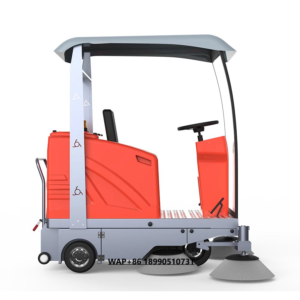 Высококачественный многофункциональный промышленный складский очиститель для пола, скрубберное оборудование, подметальная машина для езды