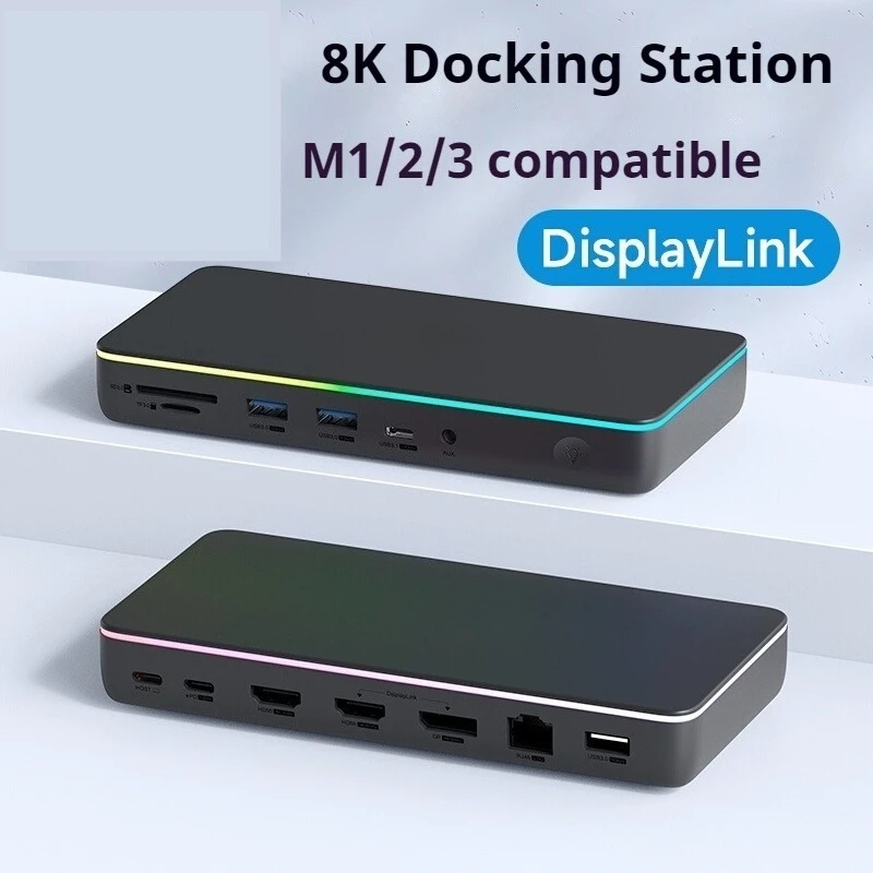 

Desktop docking station typec docking station displaylink multi-screen converter usb expander to HDMI dual screen
