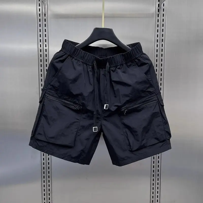 

Men's Retro Japanese Style Cargo Work Shorts Multi-Pocket Loose Straight Leg Casual Summer Thin Lightweight Outdoor Fashion