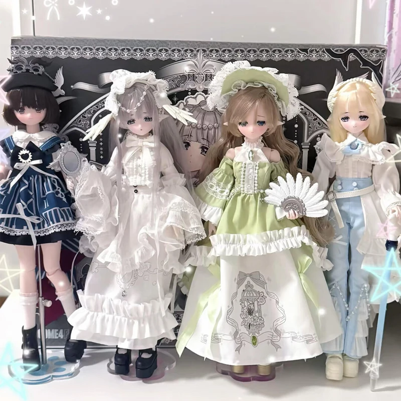 

Come4free Minty 4th Feather Mist Poetry Series 1/6 BJD Blind Box Collectible Mystery Box Gift Desktop Ornament Cartoon Model