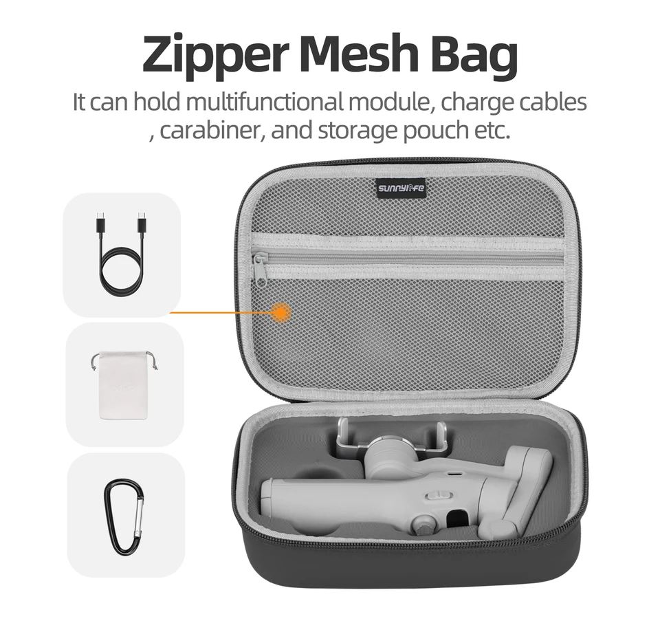 Storage Bag For DJI Osmo Mobile 7/7P Waterproof Carrying Case Anti