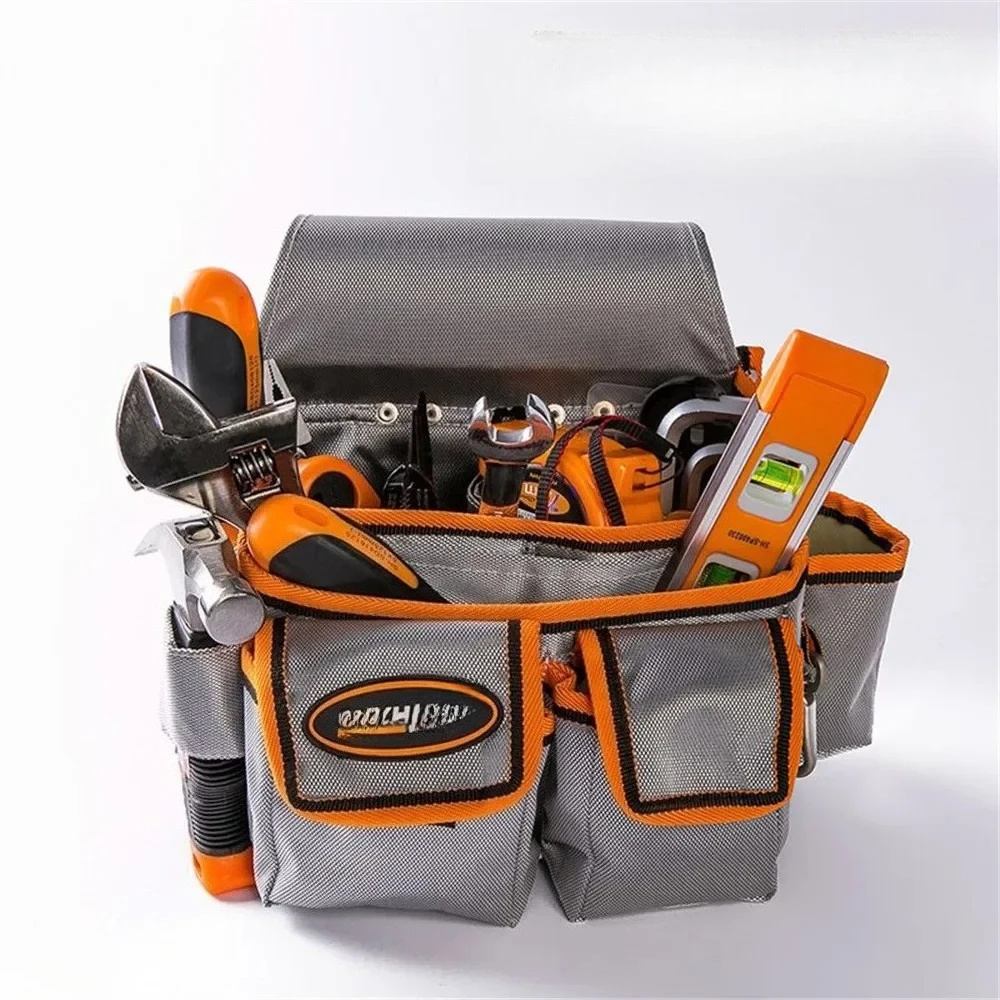 

Новая поясная сумка для инструментов из ткани Оксфорд 1680D, высококачественная сумка для инструментов, органайзер для инструментов электрика, столяров, механиков, мужчин, подарок