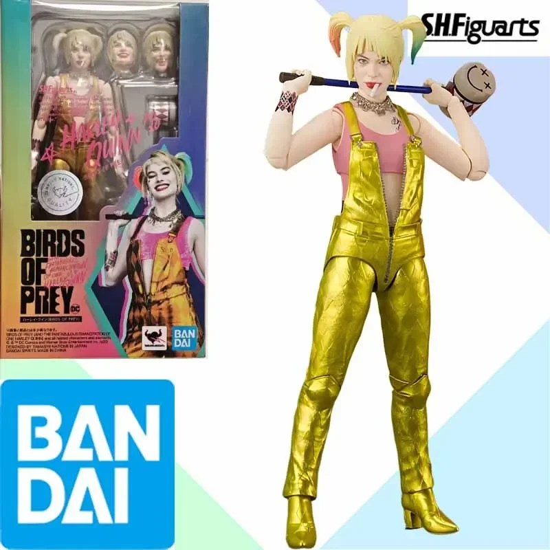 

В наличии оригинальный набор для сборки модели Bandai SHF Harley Quinn из фильма "Птицы-хищники", фигурка, игрушка, подарок для мальчика, отправка в пенопластовой коробке.