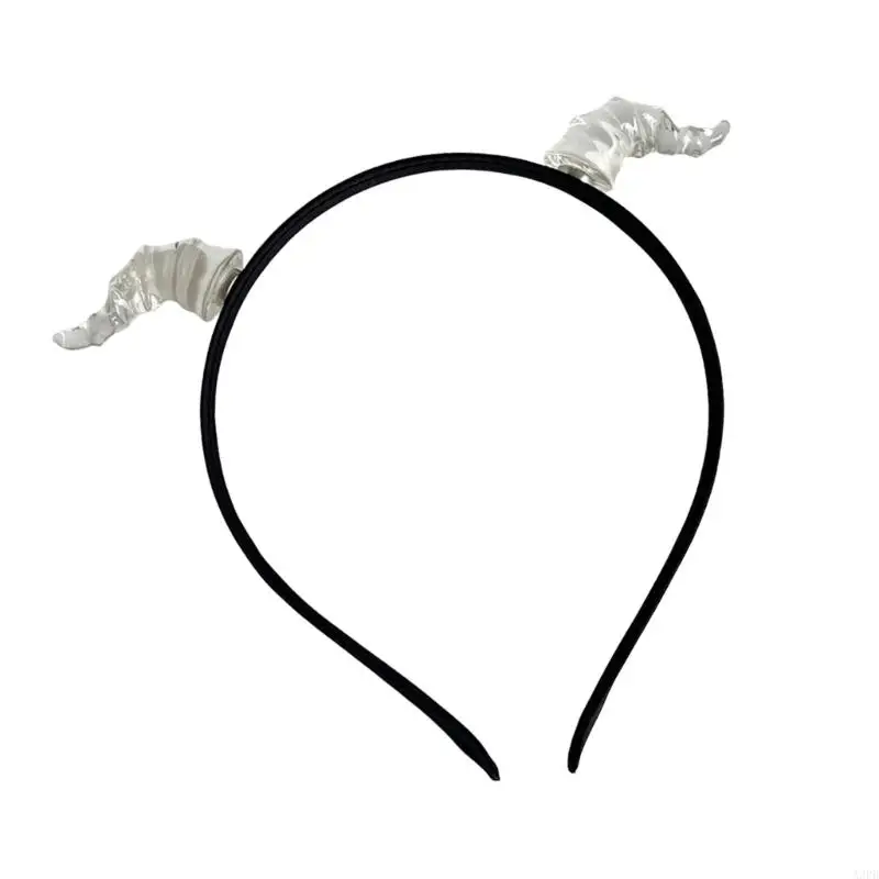 Bandeau en corne diable fait à main pour filles, accessoires Cosplay, cornes bête, mascarades, fête Cosplay