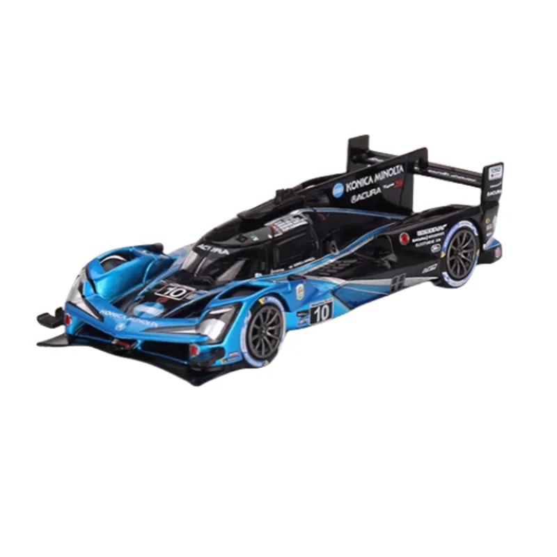 1:64 Acura ARX-06 GTP #60 diecast alloy simulation model, children's collection of decorative toys, holiday gifts for friends.