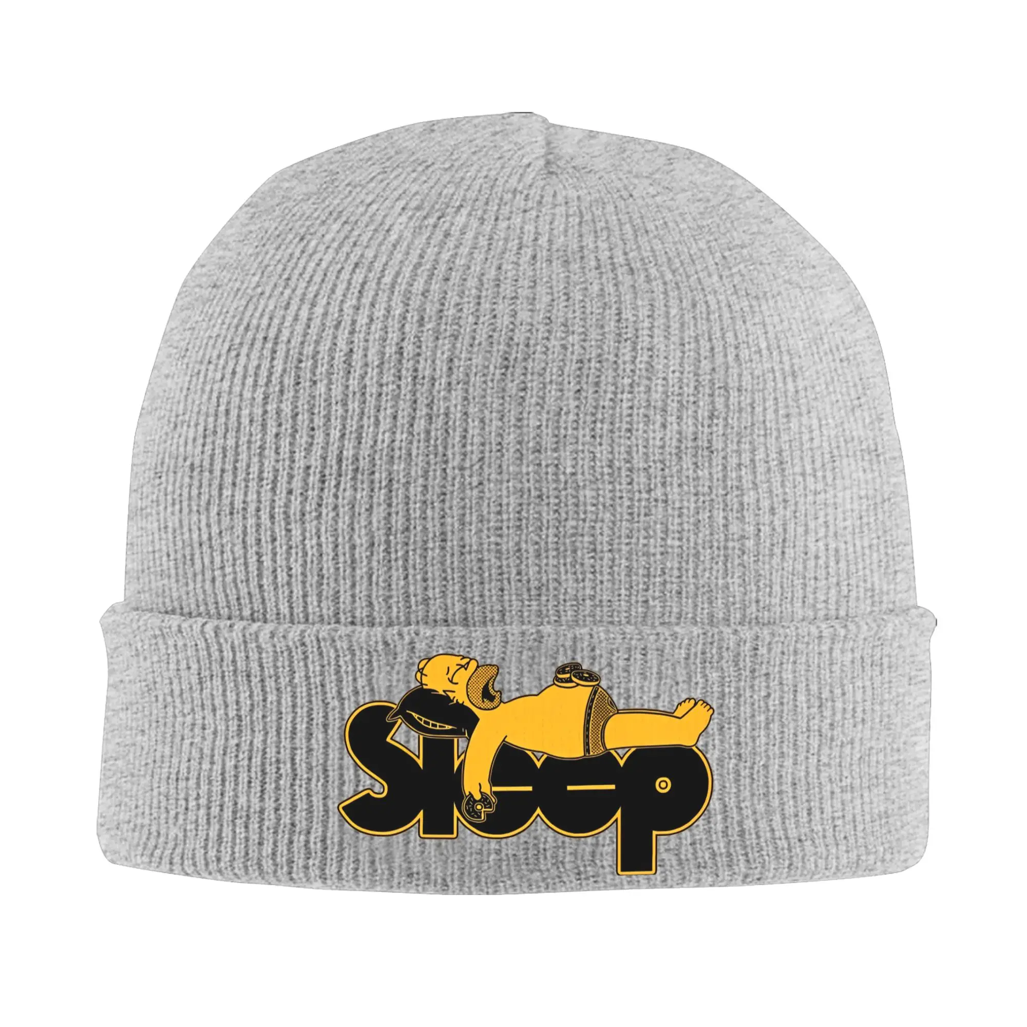 Sleeping The S-simpsons Cartoon Knit Hat  Beanie Hats Hippie Elastic Female Male Bonnet Hats Spring Design Hip Hop Caps Gift
