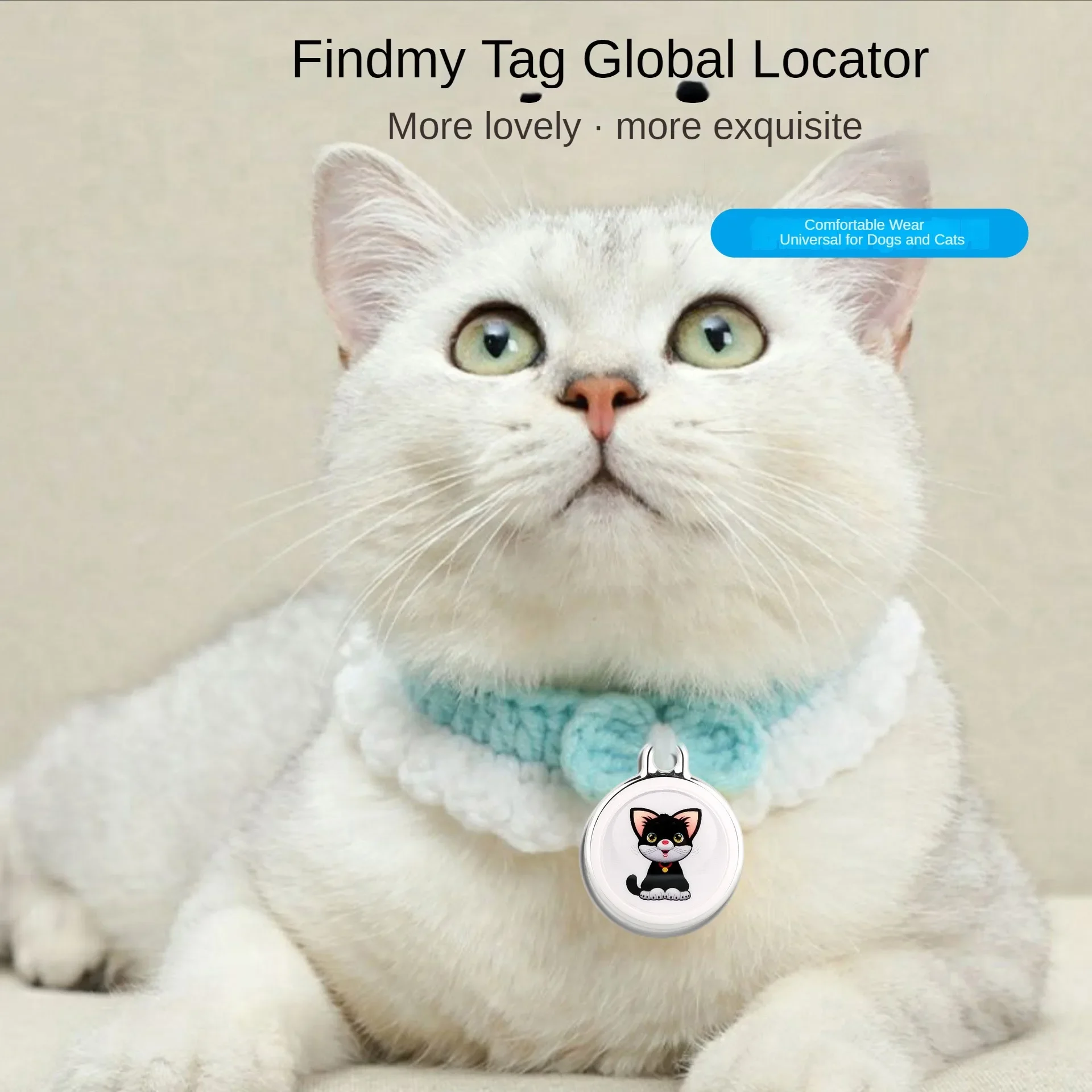 Gps Trackers for Cats Long Distance Smart Bluetooth Nifty Waterproof Gps Dog Trackers Collar for Pet Anti-Lost Android Ios Phone