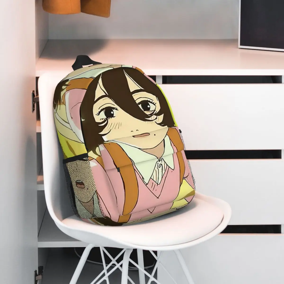 Look Back Anime Backpack Student BookBag Kids School Bag Laptop Shoulder Bags for Men Women