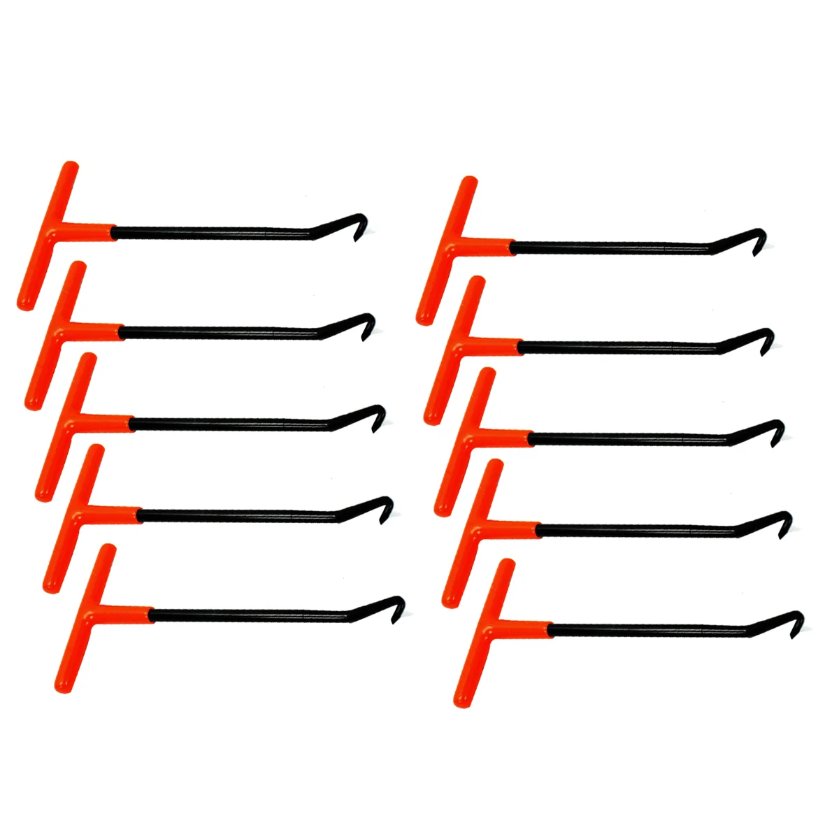 Motorcycle Exhaust Spring Hook T Shaped Handle Exhaust Pipe Spring Wrench Puller Installer Hooks Tool 10Pc