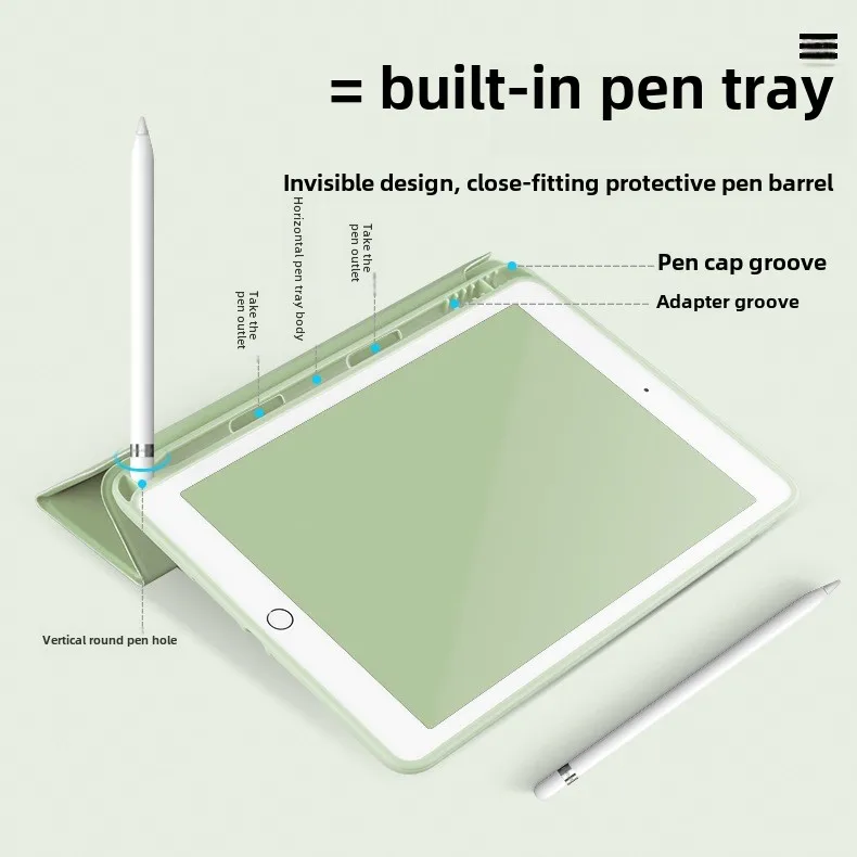 حافظة جلدية لجهاز iPad 7 8 9 10th 10.2 10.9 بوصة مع حامل قلم رصاص Funda For Air 4 5 11th 6th Gen Mini Air 11 2025 #5