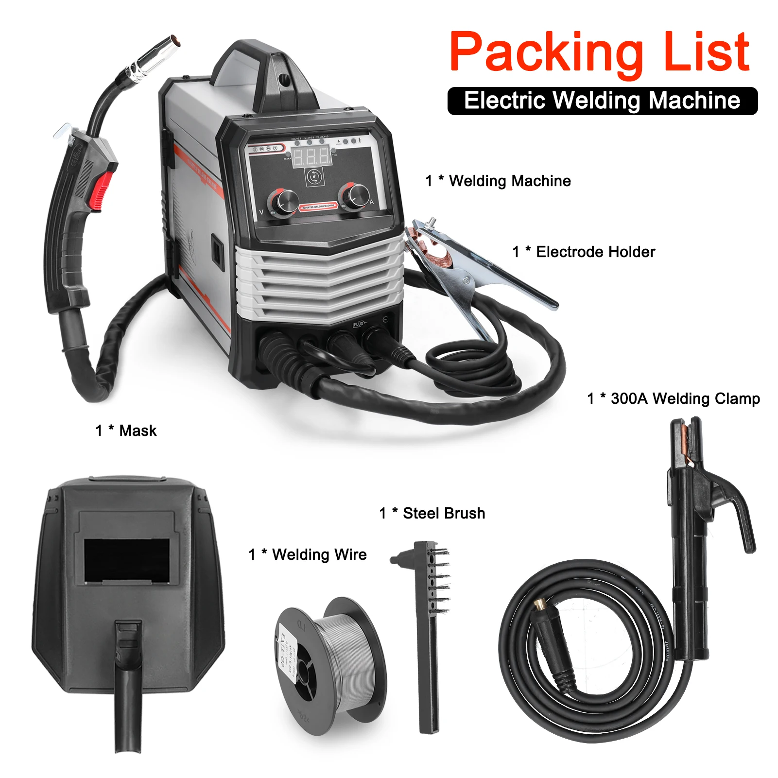 

MAG TIG Welding Machine IGBT DC Inverter Welder Automatic Wire Feeding Contact Welding Non-Gas Gas-Shielded Arc Welder
