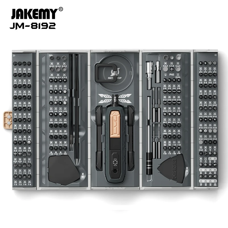 JAKEMY JM-8192 Precision Screwdriver Set Magnetic Torx Slotted