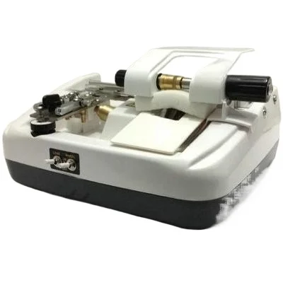 

Glasses slotting and chamfering machine, glasses equipment, one machine dual-purpose 12A lens slotting and chamfering machine