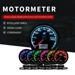 Greddi 7 Colors LCD Turbo Boost Gauge Digital Display Water Temp Volt Oil Pressure Racing Meter Fuel Press Air Fuel Ratio Meter