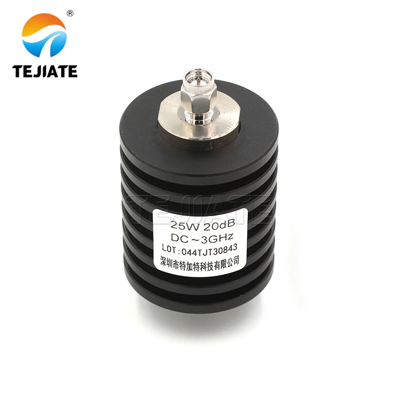 1PCS SMA-JK 25W RF Coaxial RF Attenuator DC-3GHz Male and Female 2DB 3DB 5DB 10DB 15DB to 40DB