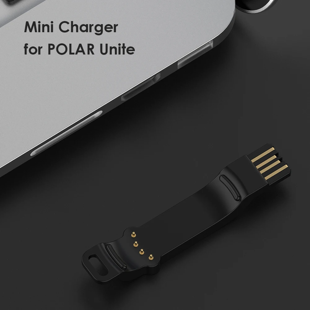 4-poliges Smartwatch-Ladekabel, modisches Zifferblatt, Armbanduhr, Geschenk für POLAR Unite-Armbänder, Ladekabel