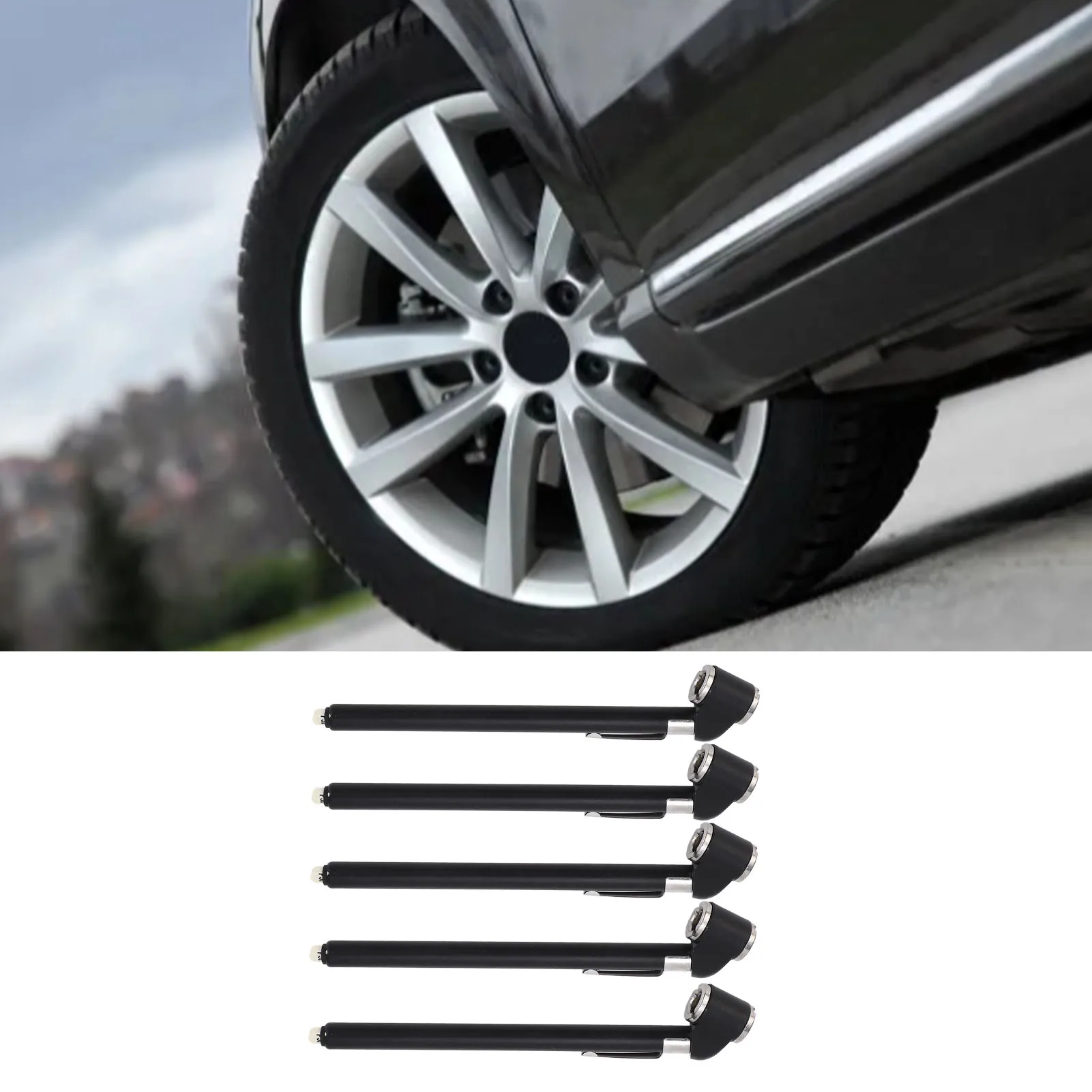 

Манометр для шин усиленный, для автосервиса, точный, 10-120 PSI, простой в использовании, с нержавеющим стержнем для ремонта