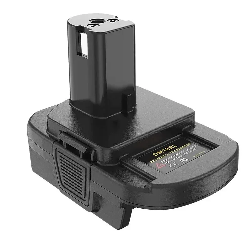 NEW Battery Converter Adapter DM18RL WIth USB DM20ROB For RYOBI Convert DEWALT 20V Milwaukee to 18V Battery Adapter