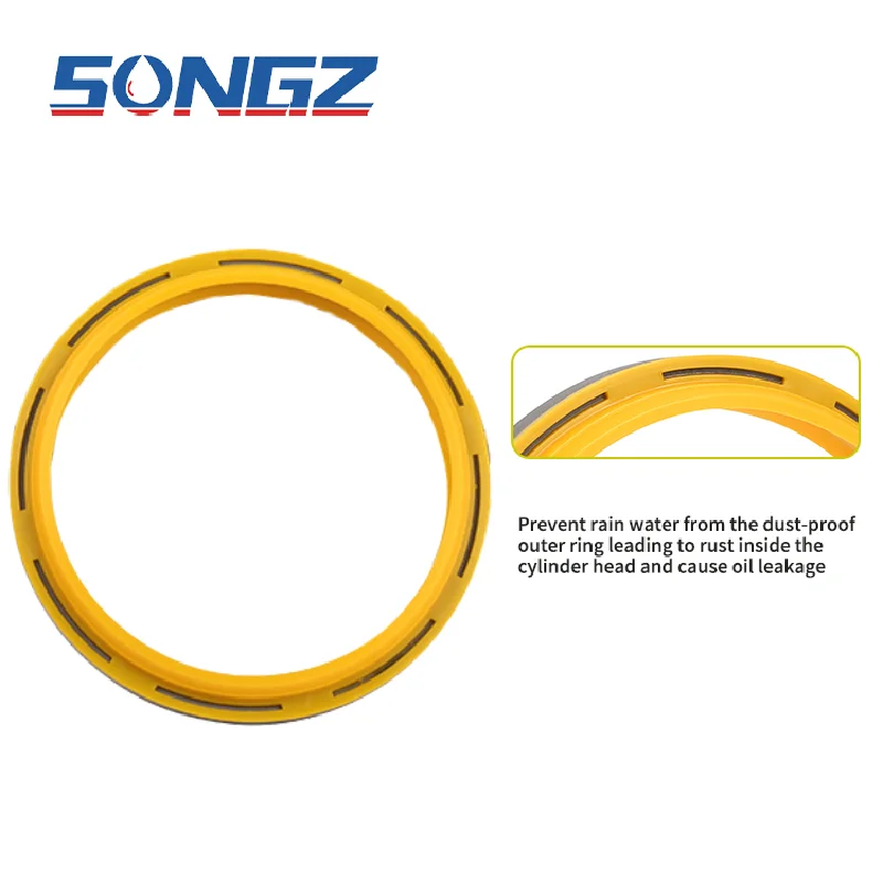 DKB DKBI  Seals for Excavator Hydraulic Cylinder Seal Kits PU size 75*89*8/11  Wiper dust-proof oil seal