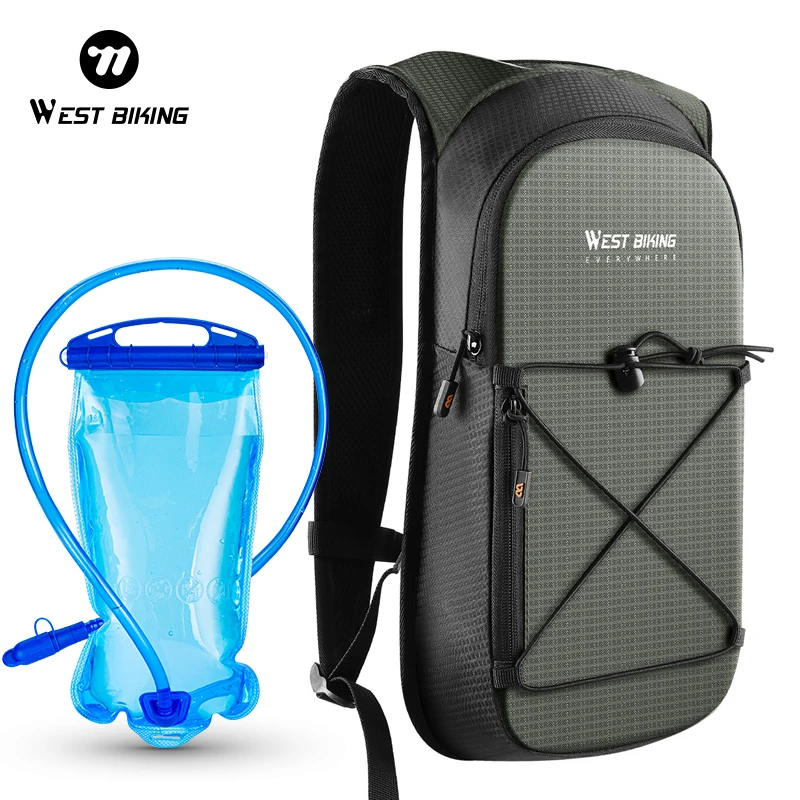 WEST BIKING Cycling Backpack Hydration Outdoor Sport Climbing Pouch 7L Bicycle Bike Bags Water Bag Jogging Running Rucksack