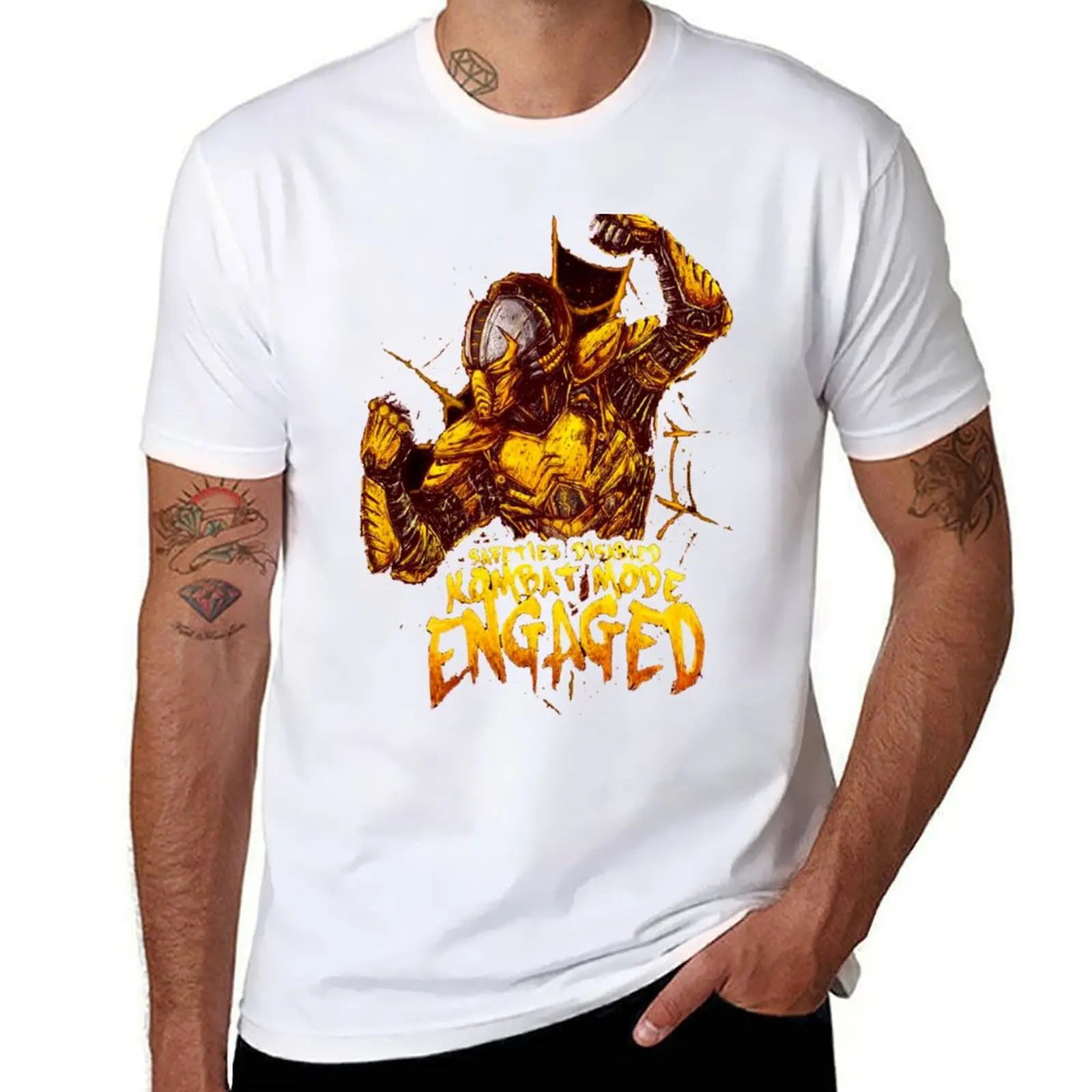 

Mortal Kombat Cyrax Kombat Mode T-Shirt man t shirts for men man t shirt summer g man t shirts for men T-Shirt