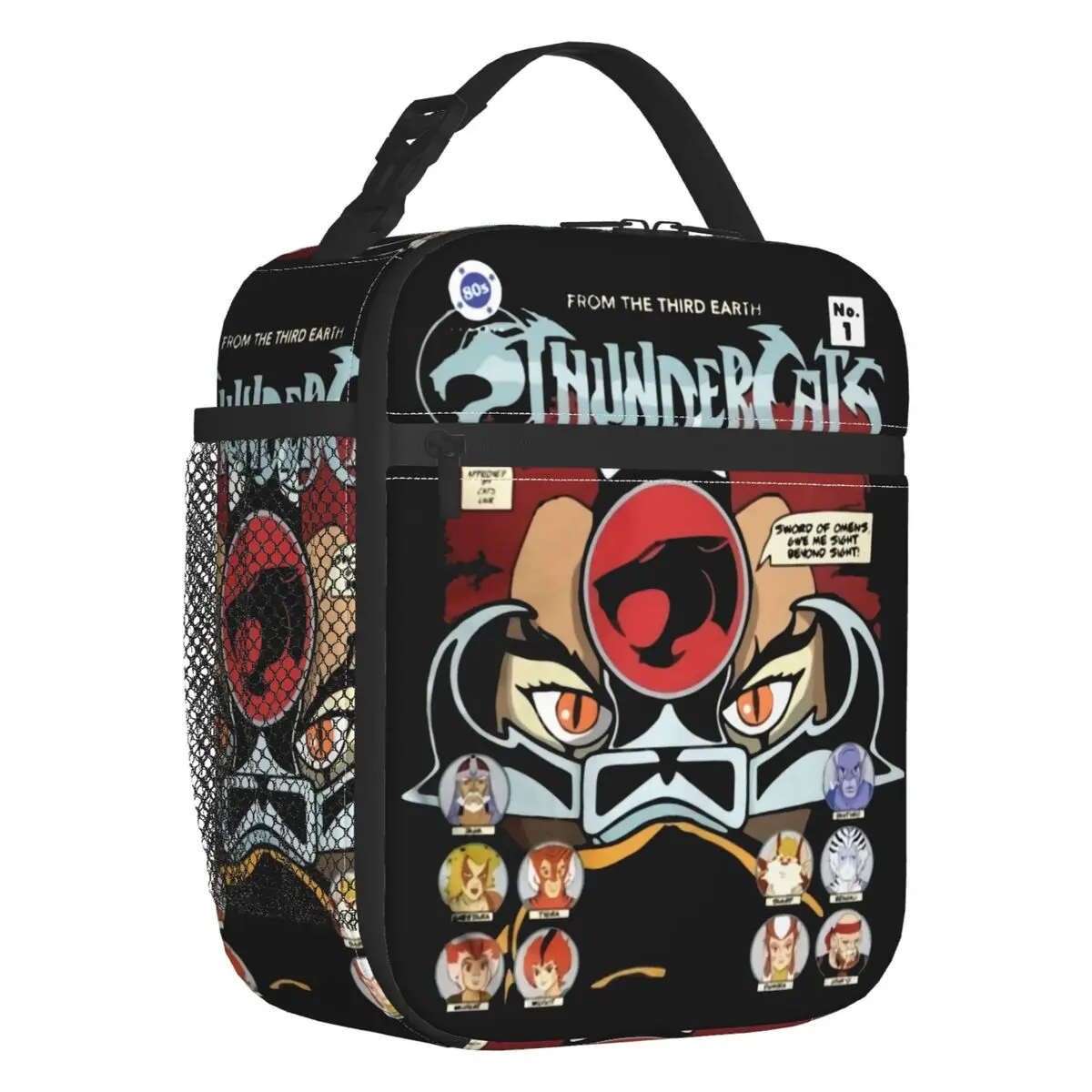 

Cartoon Anime Thundercats Insulated Lunch Bag for Women Leakproof HiMan Cheetara Thermal Cooler Lunch Box Office Picnic Travel