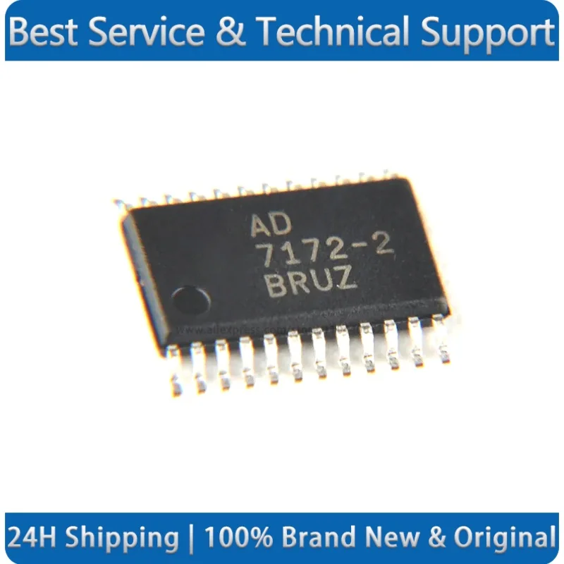 AD7172-2BRUZ-RL7 AD7172-2BRUZ TSSOP-24 Analog to Digital Converter Chip New Original