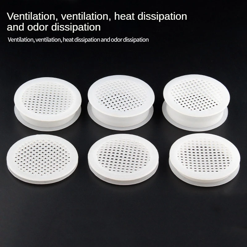 10pc Breathable Mesh Cabinet Shoe Cabinet Breathable Mesh Cover Round Mesh Plywood Breathable Holes Furniture Accessories