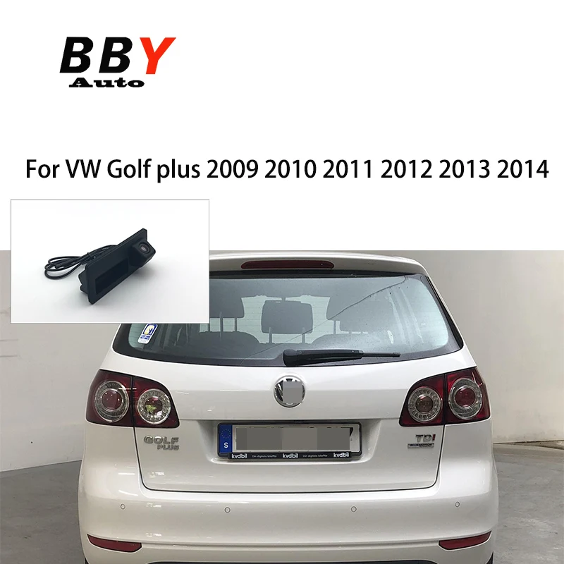 BBY Trunk Handle Rear Camera For Volkswagen VW Golf plus 2009 2010 2011 2012 2013 2014 nightvision backup Reverse Parking Camera