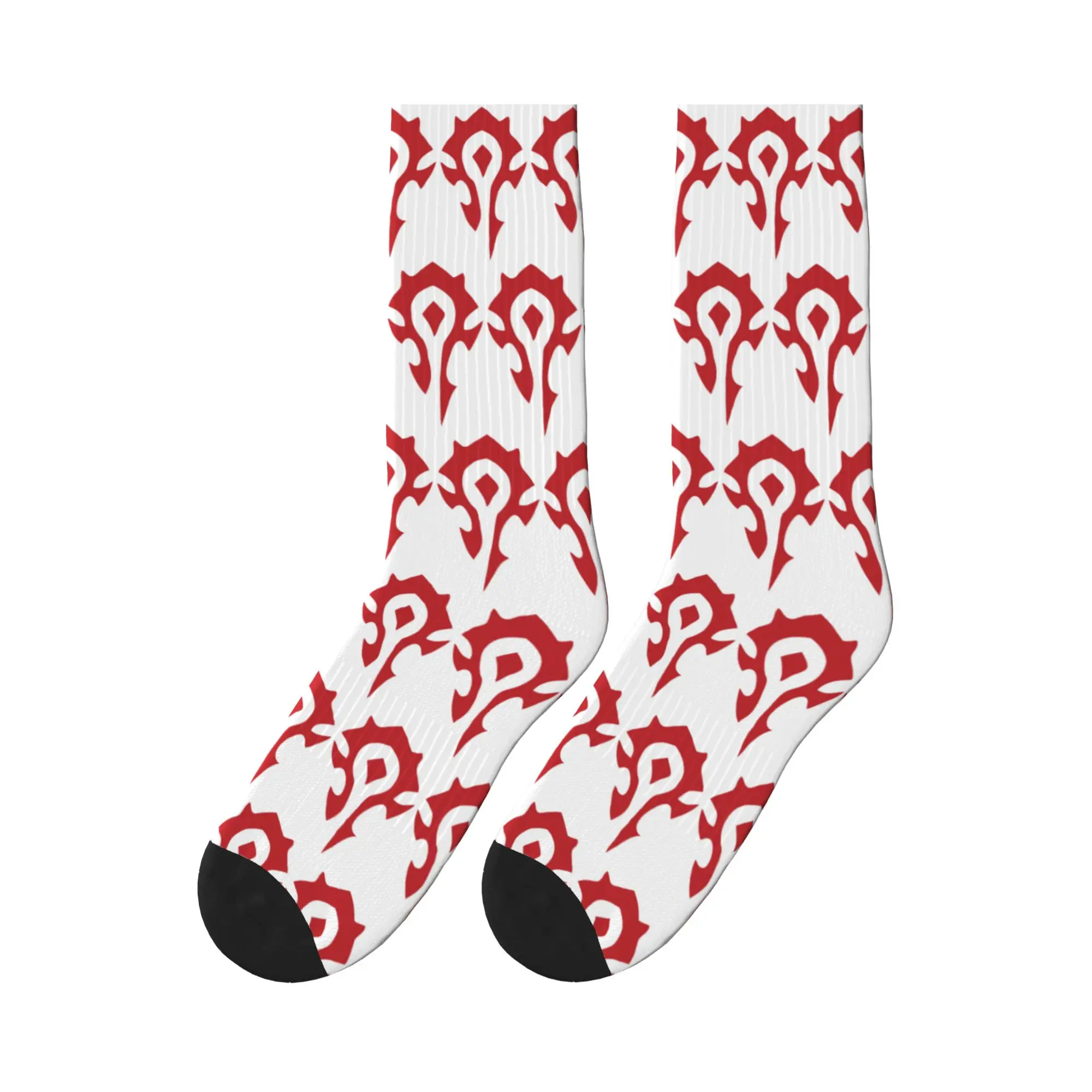 

World of Warcraft Logo Sports Socks High Quality Stockings All Season Long Socks for Man's Woman's Christmas Gifts