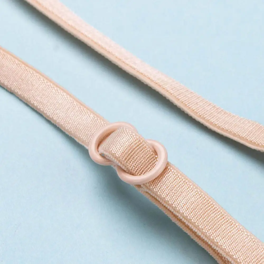 حزام كتف غير قابل للانزلاق، حزام حمالة صدر مرن قابل للتعديل، أشرطة حمالات صدر رفيعة غير مرئية، حزام حمالة صدر قابل للاستبدال، إكسسوارات الملابس الداخلية