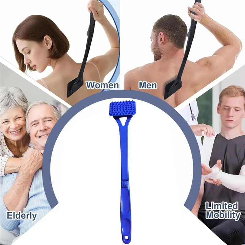 الظهر هرش مريح طويل مدلك الظهر هرش للرجال النساء الحوامل العمود الفقري رئيس دش مريح مدلك B-AT36