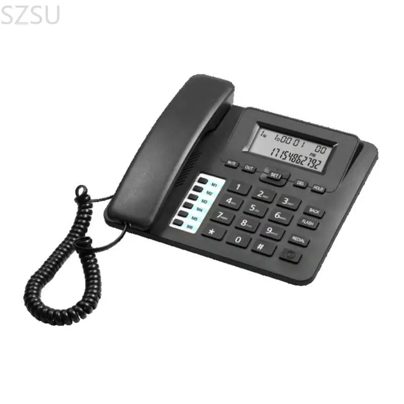 SZSU โทรศัพท์โทรศัพท์พื้นฐาน Caller โทรศัพท์โต๊ะแสดงหมายเลขเก็บโทรศัพท์