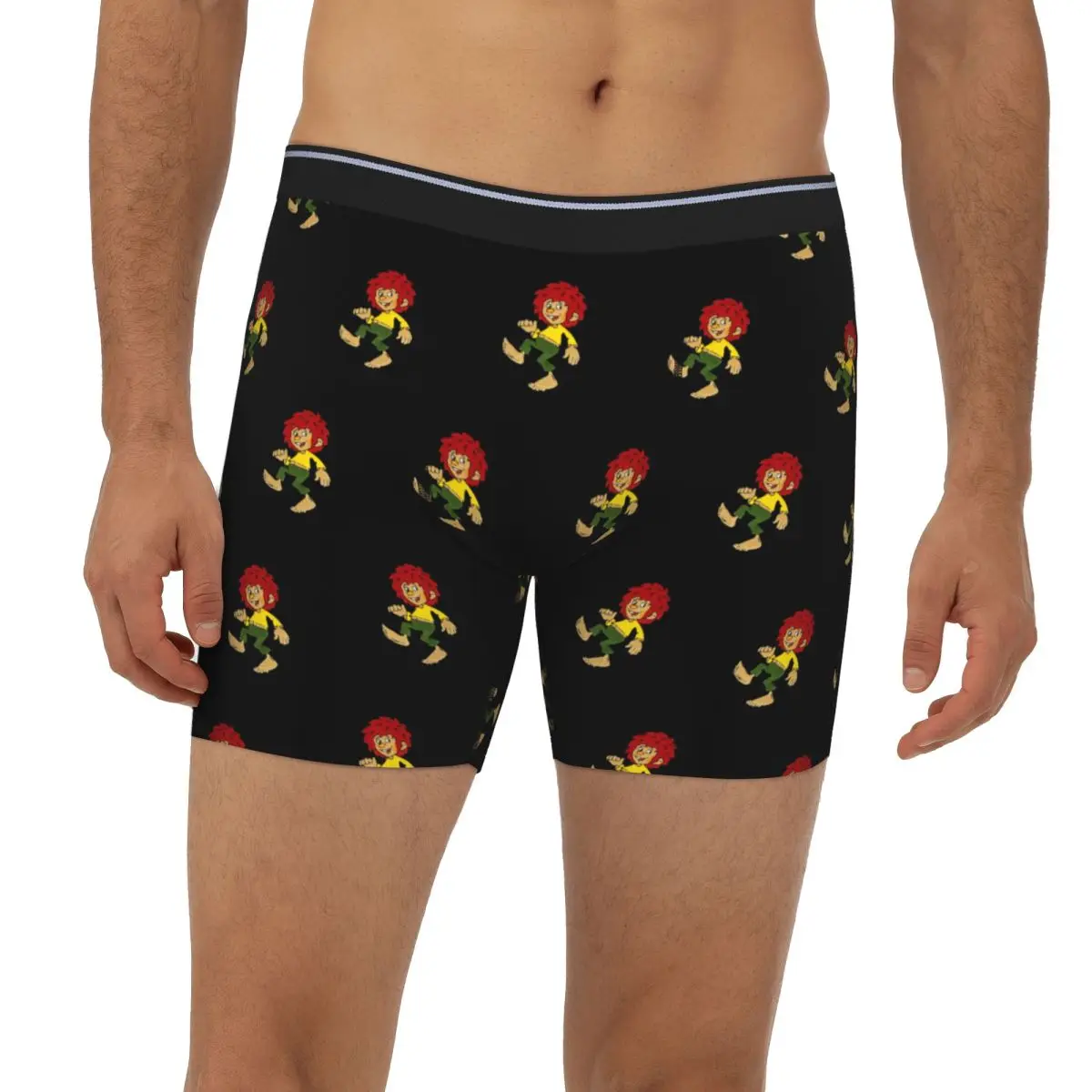 

Pumuckl Long Boxer Underpants Short Men Panties Comfortable Underwear for Homme Man Boyfriend Gift