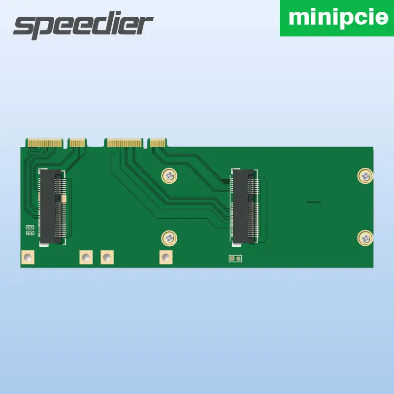 

MikroTik Dual-Frequency Gigabit Soft Routing Network Card Modification Adapter Card MiniPCIe Dual Interface Adapter Card