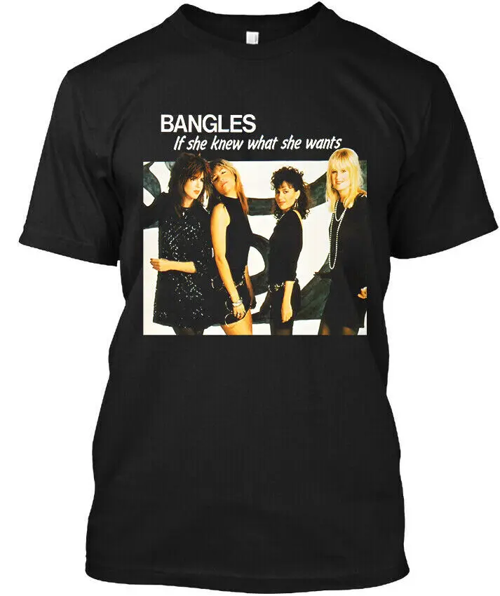 The Bangles If She Knew What She Wants American Pop T-Shirt S-3XL