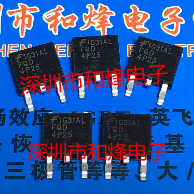 5 قطعة-10 قطعة FQD4P25 TO-252 -250V -3.1A جديدة ومبتكرة في المخزون
