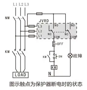 واقي تسلسل المرحلة/مراقبة الطاقة ثلاثية الطور JVRD-6