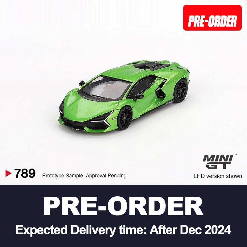 MINIGT 1:64 Revuelto Verde Selvans green alloy car model 789