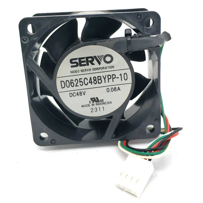 D0625C48BYPP-10 6025 48v 0.08a 4wire cooling fan 60*60*25MM hzdo