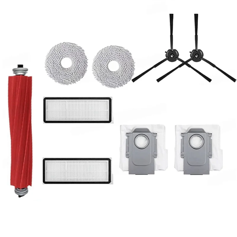 ABMI-Staubsauger Zubehör Hauptseitenbürste Hepa-Filter Staubsauger Ersatzteile,