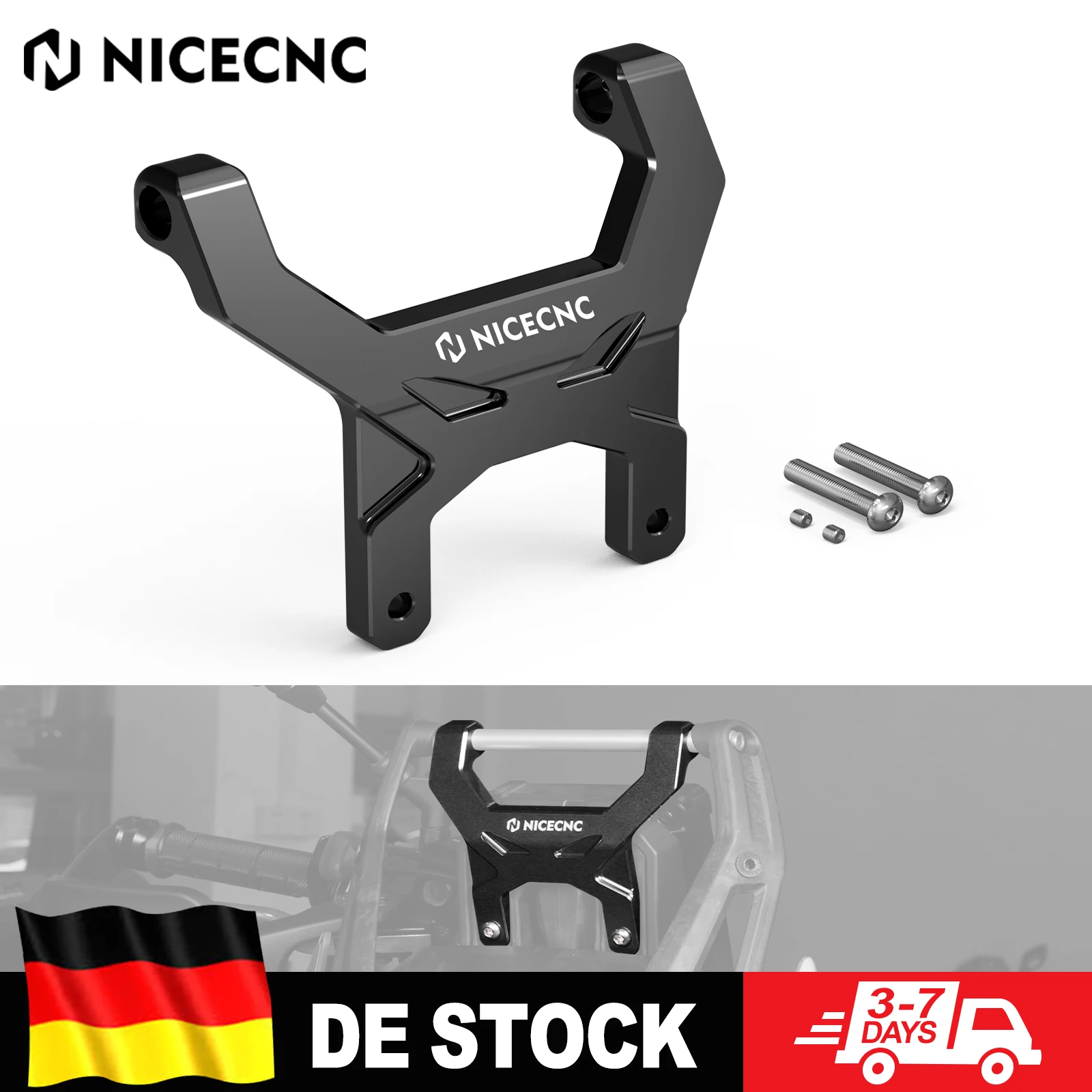 NICECNC für Yamaha Tenere 700 2019-2023 Motorrad-Armaturenbrett-Stabilisator Anti-Vibrations-Halterung für Yamaha Tenere 700 Zubehör