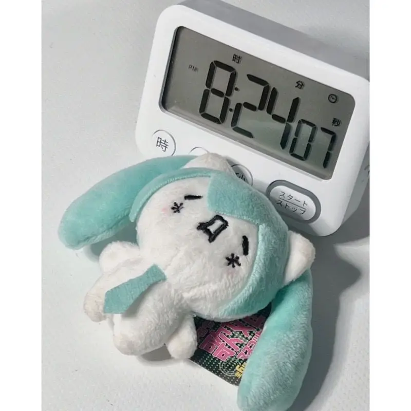 Hatsune Miku Cartoon Expression Plush Doll Pendant Super Cute Plush Keychain Toy Stuffed Toy Holiday Gifts Good Friend Accessory